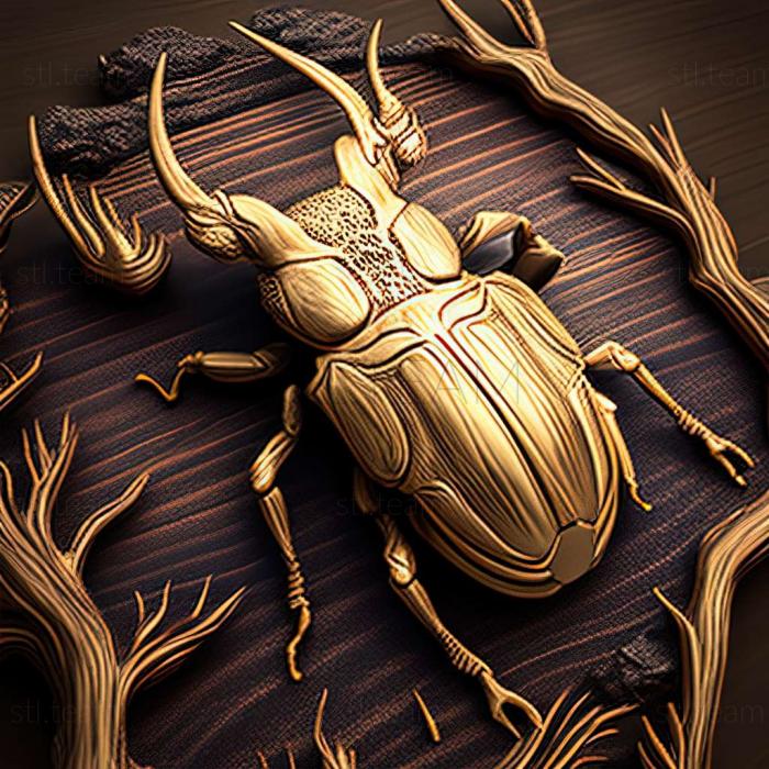 3D model Chalcosoma atlas (STL)